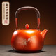 朱炳仁銅 金玉滿堂系列 銅茶壺銅壺手工壺 抑菌養(yǎng)生壺 電陶爐煮茶壺 金玉滿堂系列茶壺