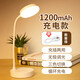 嘉偉鑫（Jiaweixin）充電臺燈護(hù)眼燈學(xué)生學(xué)習(xí)宿舍書桌閱讀燈臥室床頭燈寢室寫字小臺燈 1200Mah充電款【三色 + 調(diào)光】