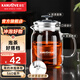 金灶（KAMJOVE） 小青柑玻璃茶壺泡茶壺 耐熱玻璃茶具 茶水分離杯花茶壺飄逸杯 A76 560ml