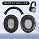 墨頓 適用SONY索尼MDR-1A耳機套1A 1ADAC耳罩頭戴式降噪有線(xiàn)耳機隔音海綿套頭梁橫梁保護套替換配件 【帶卡扣】黑色網(wǎng)布款耳套+黑色頭梁保護套