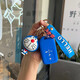 沅六六 適用本田思域飛度凌派鑰匙扣十代雅閣CRV繽智xrv皓影冠道車(chē)鑰匙套防丟全包卡通可愛(ài)男女 new！哆啦A夢(mèng)【深藍】備注鑰匙 A/B/C/D