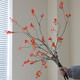 黛莉森  仿真假綠植吊鐘枝日式侘寂風(fēng)藝術(shù)擺件植物客廳餐桌茶幾家居裝飾 藝術(shù)枯枝1短4長(cháng)