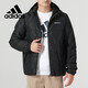 阿迪達(dá)斯 （adidas）男裝款戶外保暖運(yùn)動(dòng)服連帽棉服H45236 XL