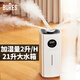 bures （百而思）落地式空氣加濕器21L辦公室蔬菜保鮮大容量大霧量大型工業(yè)增濕商用烤煙房煙葉回潮機 智能殺菌版