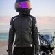 MOTOBOY摩托車騎行服女款機(jī)車夾克防風(fēng)保暖防摔賽車服修身透氣騎士服四季 j69黑色四季款 2XL
