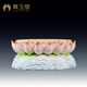 戴玉堂 陶瓷蓮花底座 八角圓形臺子觀(guān)音菩薩佛像底座加高神像供奉臺底座 D20-251B 云蓮蓮花座.中號