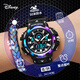 迪士尼（Disney）兒童手表6-12歲青少年中學(xué)生電子手表米奇帶指針男童生日禮物 電光藍【大表盤(pán)】推薦10歲以上