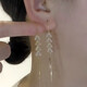 銀瑜長款流蘇麥穗耳線時(shí)尚簡(jiǎn)約輕奢耳環(huán)新款潮簡(jiǎn)約設(shè)計(jì)感耳飾女 流蘇麥穗耳環(huán)