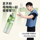 BOTTLED JOY噸噸杯學(xué)生水杯耐高溫太空杯提繩便攜運動(dòng)水壺塑料杯漸變隨手杯 綠草如茵*tirtan*雙飲 1L