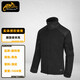 赫利肯解放者抓絨衣男沖鋒衣內膽加厚搖粒絨男士外套 黑色 M(高170-180cm 重150-170斤)