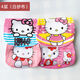 丫崽寶寶吸汗巾奧特曼人兒童純棉紗布墊背巾 幼兒園加大碼大童 kitty貓一包4條(白紗布) 6層大號(28*42)5-12歲