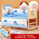 簡(jiǎn)魅嬰兒床寶寶床可移動(dòng)新生bb小床兒童多功能實(shí)木搖籃拼接大床 大床+五件套（鯨魚(yú)海豚 護理臺）