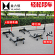 益力恒汽車(chē)移車(chē)器液壓挪車(chē)器移車(chē)神器挪車(chē)神器拖車(chē)器物業(yè)消防清障工具 4臺液壓B黑色+擺放架+牽引架