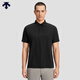 迪桑特（DESCENTE） DUALIS系列 都市通勤 男士 透氣短袖POLO衫 BK-BLACK XL (180/100A)