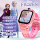 迪士尼（Disney）兒童電話(huà)手表女孩6-12歲小學(xué)生冰雪奇緣防水高清雙攝智能兒童手表