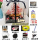 一帆風(fēng)順實(shí)木帆船有錢(qián)花材料包輕奢高檔擺件亞克力禮盒情人節禮物 黃船材料包＋拼接禮盒+LOVE燈牌