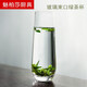 毛尖杯 龍井茶杯玻璃杯綠茶杯泡茶杯泡猴魁毛尖耐熱家用果汁牛奶水杯 單個(gè)