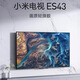 小米電視ES43 43英寸2+32全面屏4K超高清wifi網(wǎng)絡智能語音平板電視機 43英寸 E43S Pro 掛架版