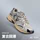 美津濃（MIZUNO）男鞋女鞋 春季新款透氣輕便軟底休閑老爹鞋SPEED2K緩震跑步運動(dòng)鞋 銀色/幻想灰/深藍/SPEED 2K 41 (內長(cháng)265mm)