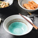 慕質(zhì)（MUZHI）日式創(chuàng)意拉面碗出口陶瓷大號(hào)湯碗復(fù)古碗家用牛肉拉面碗 9''喇叭碗翡翠綠
