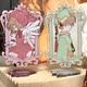 執(zhí)愛魔法少女小櫻手辦 日漫周邊魔卡少女櫻百變小櫻天空樹擺件 小櫻+小狼立牌【5cm】