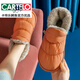 卡帝樂鱷魚（CARTELO）棉拖鞋女冬包跟ins網(wǎng)紅宿舍學生秋冬季2025新款毛毛絨拖鞋女外 橘色 38