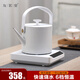 友茗堂電水壺智能溫控煮茶器電熱水壺家用辦公室小型迷你燒水壺茶具套裝恒溫保溫?zé)畨?0.6L 經(jīng)典款六檔恒溫白色
