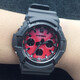 卡西歐（CASIO） G-SHOCK太陽(yáng)能六局男表防水防震石英運動(dòng)手表 GAW-100AR-1A