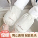 QUEEN TRIP秋冬簡約成人學(xué)生短款防水袖套家務(wù)干活防臟套袖男女手袖護(hù)袖 防水燙金米黃