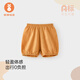 微獅牧尼嬰兒短褲夏季薄款寶寶純棉紗布褲子兒童外出時(shí)尚百搭褲子