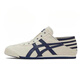 Onitsuka Tiger鬼?；⒛信?jīng)典復古藏青色懶人一腳蹬運動(dòng)休閑帆布鞋夏TH342N5.5 白藏青TH342N-0250 37.5
