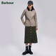 Barbour Annandale女士四季經(jīng)典保暖菱格修身絎縫夾克 米白色 S (10)
