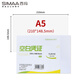 西瑪（SIMAA）A5打印紙70g通用空白憑證紙復(fù)印紙電子發(fā)票打印紙 500張/包 8196