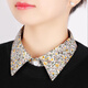 IFSONG假領(lǐng)子女百搭秋冬假衣領(lǐng)毛衣襯衣裝飾領(lǐng)子內(nèi)搭假領(lǐng)假襯衣領(lǐng)娃娃領(lǐng) 小碎花尖領(lǐng) 均碼 建議80-130斤