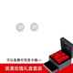 timebetter 四葉草耳釘女銀耳釘簡約時尚銀耳環(huán)小巧精美耳飾 輕奢新奇特潮搭 套1/銀耳釘+浪漫玫瑰禮盒 925銀材質