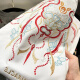 凱羅盾2024年春夏國(guó)風(fēng)刺繡T恤男國(guó)潮牌個(gè)性休閑短袖大碼寬松名族風(fēng)刺繡 白色 L