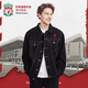 LIVERPOOL FC【官方正版】利物浦俱樂部 | 簡約黑色刺繡牛仔外套時尚球迷必備 黑色 XL