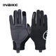 英派加絨騎行手套冬季保暖全指減震防滑長(cháng)指公路車(chē)自行車(chē)男女 黑色 L