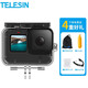 TELESIN適配gopro9 10 11防水殼適配gopro12運動相機潛水配件保護殼濾鏡套裝 GoPro9/10/11/12防水殼