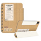 MOROCK適用ipad磁吸保護套air7帶筆槽2025新款11簡(jiǎn)約air13智能雙面夾帶搭扣輕薄平板殼十代 三折磁吸【牛皮線(xiàn)圈本】 iPadAir5/4 |通用11英寸Air7/6