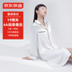 京東京造【節(jié)日精美禮盒】100%桑蠶絲睡衣女重磅19姆米睡裙子禮物白色M