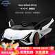 HEGERBABY兒童電動(dòng)車遙控汽車蘭博基尼兒童電動(dòng)車可坐人小孩四輪雙驅(qū)跑車 白四驅(qū)+皮座+高端電瓶+軟胎 剪刀門+手機(jī)遙控