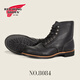 RED WING紅翼8084工裝靴6寸鐵道工D頭現(xiàn)代油鞣皮牛皮黑男鞋馬丁靴 黑色 8 (美碼D頭)
