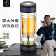 茶之戀茶水分離泡茶杯雙層玻璃過(guò)濾便攜男女泡茶旅行車載水杯子高檔商務(wù) 藏藍(lán)色