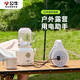 公牛戶外便攜式攜帶插座收線器卷線電線繞線盤電纜移動(dòng)卷線盤家用露營插線板擺攤排插房車插排 10米802 戶外可移動(dòng)便攜式排插
