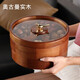 漢時(shí)奧古曼實(shí)木干果盒雙層客廳糖果盒高檔果盤(pán)分格零食堅果盤(pán)HDA110 奧古曼雙層