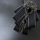 Pearl Diary新品男士領(lǐng)結西裝襯衫禮服新郎伴郎領(lǐng)花商務(wù)正裝主持演出領(lǐng)口配飾01-杏邊黑
