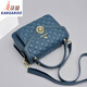 袋鼠（KANGAROO）時(shí)尚潮菱格簡(jiǎn)約氣質(zhì)韓版包2024新款潮大氣質(zhì)感女士包包斜挎手提包