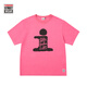 VISION STREET WEAR復刻系列印花圖案街頭潮流短袖圓領(lǐng)T恤男女同款春夏 玫紅色 2XL