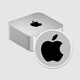 SkinAT適用于Mac Mini Logo貼 蘋(píng)果AI電腦M4 Logo保護膜 2024款蘋(píng)果Mini主機Loog創(chuàng  )意貼膜 3M遮瑕不留膠 透明logo